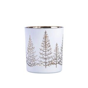 Christmas Luminaries Christmas Candle Holder White